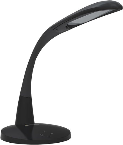 Stella Original Premium 10W LED Desk Task Lamp - Black - Adjustable Dimmable Low Vision Natural Table Light - Bright Macular Degeneration Aid Lighting-Hobby, Crafting, Sewing, Artist, Reading, Office