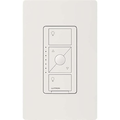 Lutron Caseta Original Smart Dimmer Switch ELV+ (Lutron Hub Required), 250W LED, Single-Pole/3-Way, Neutral Required, PD-5NE-LA, Light Almond