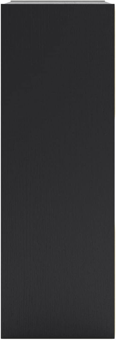 Signature Design by Ashley Langdrew Contemporary 9 Cube Storage Organizer or Bookcase, Black