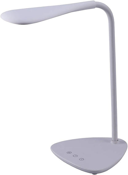 BLACK+DECKER VLED1820-BD Battery LED Desk Lamp, Dimmable with Adjustable Color Temperature, 4 Hour Battery Life, Rechargeable, Reduces Eyestrain, White