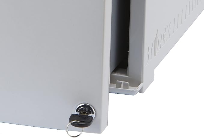 Storex 61267B01C File Cabinet, 1-Pack, Gray/Black