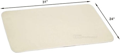 Elite Montessori Accessories Edged Rug Children Playing Mat Classroom Working Rug - Medium
