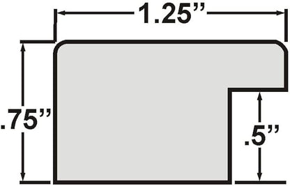 Craig Frames Colori 125, 20x26 Picture Frame, Arancione Orange