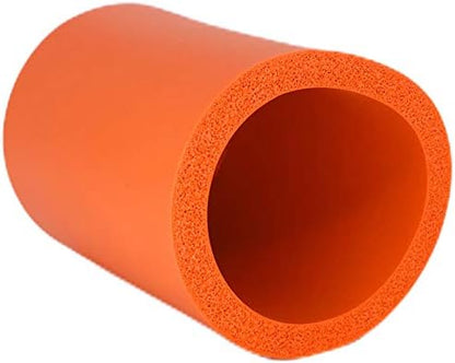Blank Thick Foam Old School Can Cooler (12 Pack, Orange)
