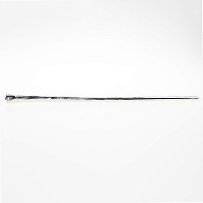 YILE Set of 2 Hair Sticks Chinese Hairpin Metal Hair Accessories Classic Hair Accessories for Women Lady Girls (Silver)