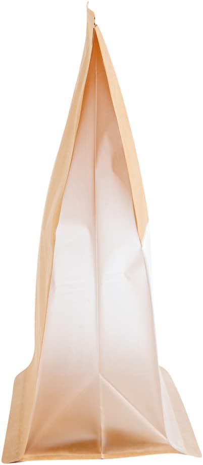 Restaurantware Kraft Paper Cotton Tin Tie Bag, 100 Pack