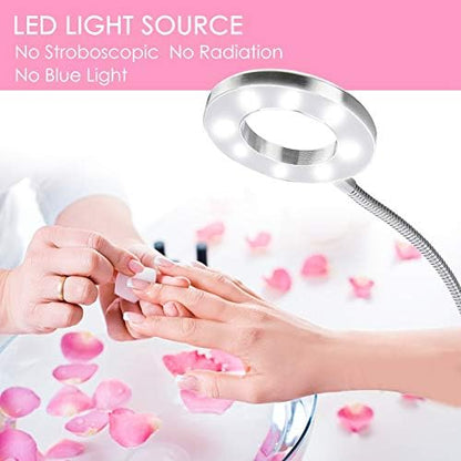 Makeup, USB Makeup Tattoo LED Lamp, Beauty Lamps, Microblading Light Beauty with Clamp LED Desk Lamp for Eyebrow/