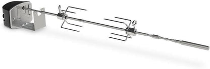 Weber Grill Rotisserie Kit for Spirit 200/300/500/700, Genesis Silver/Gold/Plat/1000-5500 - Great for Slow Roasting Chicken, Lamb, Ribs, or Turkey on your Weber Grill; Includes Spit, Forks, and Motor