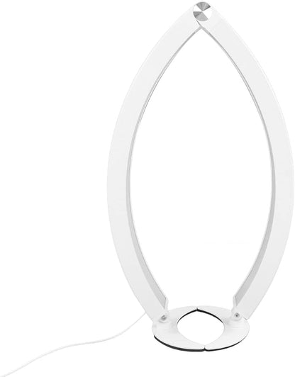 Pomya Half Moon Light for Nails, 28 Inch Foldable LED Half Moon Desk Lamp with 10 Brightness Adjustment, 3200K‑5600K Dimmable Lighting Lamp with Remote for Beauty Lash Extension Tattoo