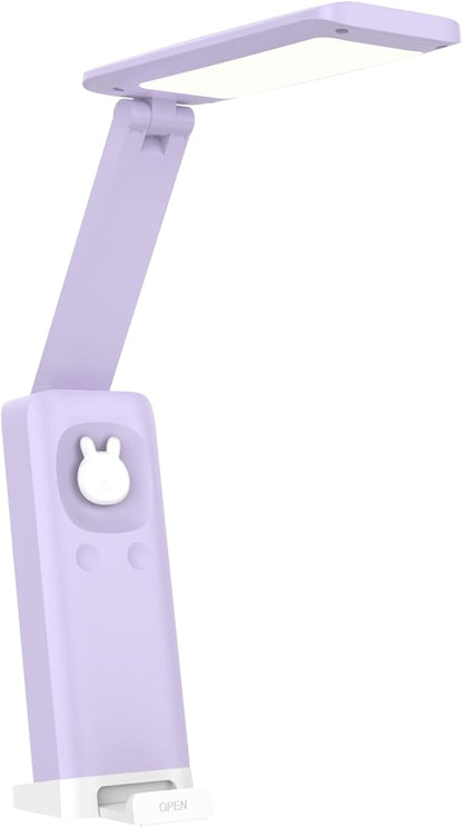 VAVOFO Battery Operated Lamp Rechargeable Lamp Foldable & Portable Light,15 light dimming modes Cordless Lamp,cute desk lamp,6000mAh Battery Lights,LED Battery Lights,Modern office desk lamp