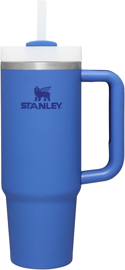 STANLEY Quencher H2.0 Flow State Tumbler, 30 oz, Iris | Handle and Straw | 3-Position Lid | Cup Holder Compatible for Travel | Insulated Stainless Steel Cup | BPA-Free