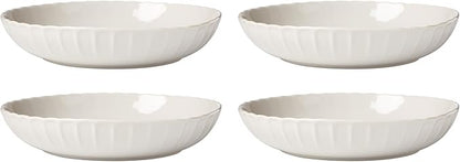 Lenox 897275 French Perle Groove Dinner Bowls, Set of 4