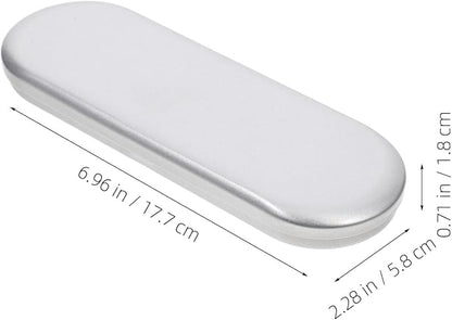 Metal Cutlery Box Travel Tableware Box Portable Silverware Storage Case Chopsticks Spoon Fork Utensils Storage