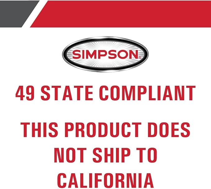Simpson PS4240 PowerShot Gas Pressure Washer Powered by Honda GX390, 4200 PSI at 4.0 GPM, (49 State) 60456