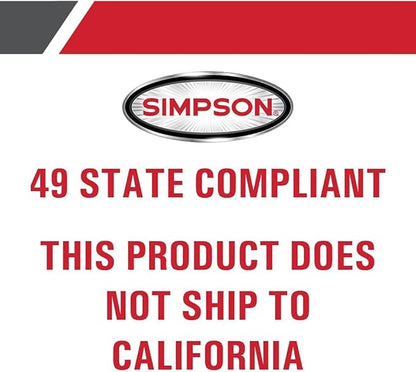 Simpson PS4240 PowerShot Gas Pressure Washer Powered by Honda GX390, 4200 PSI at 4.0 GPM, (49 State) 60456