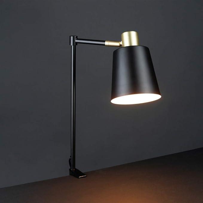 Globe Electric 52900 Lex Desk Lamp, Black with Gold