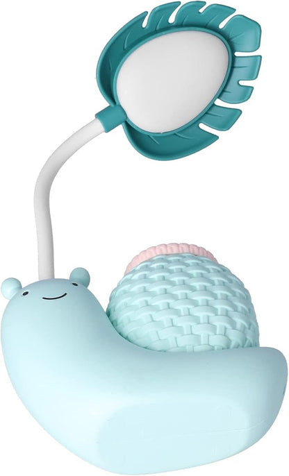 LED Desk Lamp with Pen Holder Cartoon Holder Multiple Function USB Charging Cute Desk Light for Students Kids(Blue)