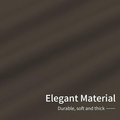 Easy-Going Blackout Curtains for Bedroom, Solid Thermal Insulated Grommet and Noise Reduction Window Drapes, Room Darkening Curtains for Living Room, 2 Panels(42x84 in, Taupe)