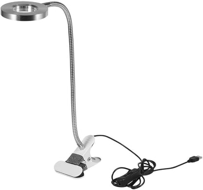 Portable Tattoo LED Lamp, LED Desk Lamp with Clamp, Warm/Cold Light LED USB with Clip for Eyebrow Tattoo Manicure Eyelash Extension and Reading