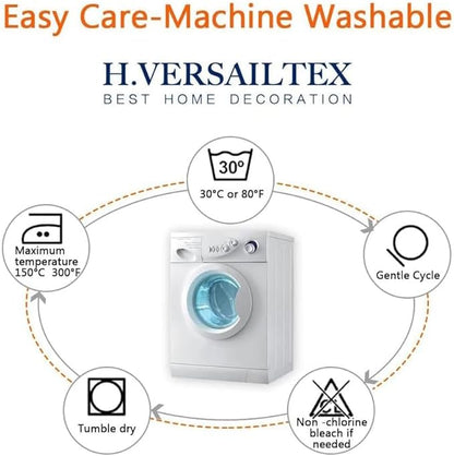 H.VERSAILTEX Super Stretch Individual Chaise Cover Sectional Couch Covers for L Shaped Sofa Both Left/Right Featuring Thick Jacquard Textured Twill Fabric (1 Piece Chaise Cover, Burgundy Red)