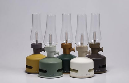 MoriMori design lamp with loudspeaker (green-black)
