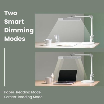 BenQ MindDuo 2 Kids Study Lamp (Purple), Wide & Even Illumination, Auto Dimming, Brightness & Color Adjustment, Presence Detection