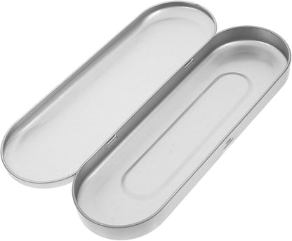 Metal Cutlery Box Travel Tableware Box Portable Silverware Storage Case Chopsticks Spoon Fork Utensils Storage