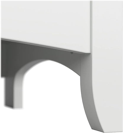 Bush Furniture BSH24463038 Salinas 5-Shelf 63-Inch H Bookcase, Pure White