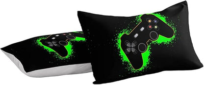 Gaming Comforter for Boys Teen,Game Contoller Bedding Set for Boys Kids,Down Alternative Comforter for All Season,Gamer Home Decor for Boys Comforter Set (Comforter-game38, Full)
