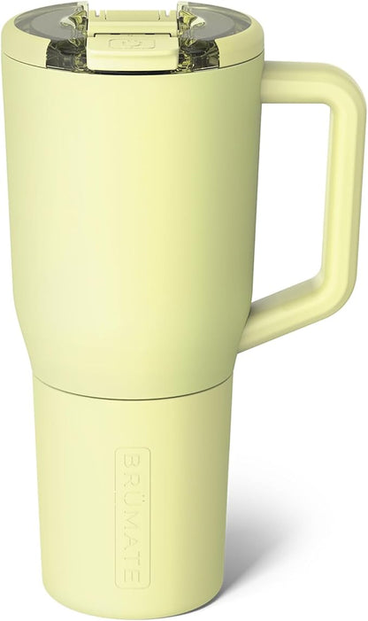 BrüMate Müv - 35oz 100% Leak Proof Insulated Coffee Mug with Handle & Lid - Stainless Steel Coffee Travel Mug - Double Walled Coffee Cup (Prickly Pear)