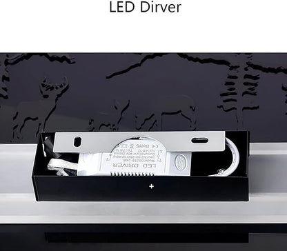 LED Wall Sconce Lamp Indoor Wall Mounted Light Up and Down Rustic Wall Light Animal Wall Lamp for Farmhouse Living Room Bedroom Cabinet Porch, 12W (Elephant)