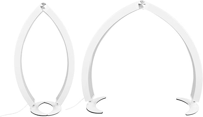 Jectse Half Moon Desk Lamp, 28 Inch Nail Desk Lamp LED Half Moon Light Nail Light with 10 Brightness and 7 Colors, Dimmable Half Moon Lamp for Nails Lash Extension Tattoo (US Plug)