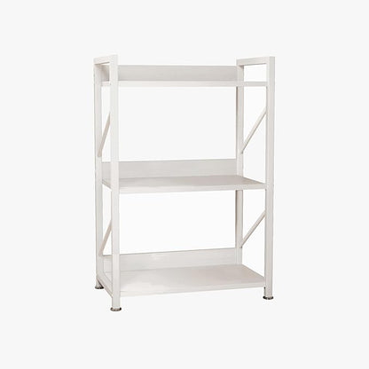 Small Bookshelf for Small Spaces,Modern 3 Tier Bookcase Night Stand, Narrow Book Shelf Organizer, Small Shelf Open Display Rack for Bedroom, Living Room, Home Office(White)