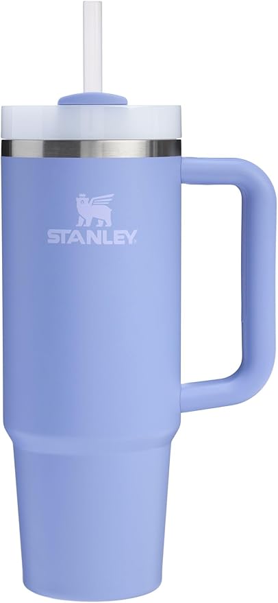 STANLEY Quencher H2.0 Flow State Tumbler, 30 oz, Hydrangea | Handle and Straw | 3-Position Lid | Cup Holder Compatible for Travel | Insulated Stainless Steel Cup | BPA-Free