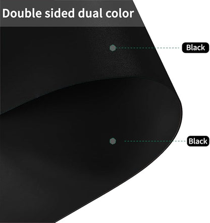 Dresser Covers Top - 22x44 Inch Waterproof Easy to Clean Can Conceal Flaws Protector The Table Top from Scratches Used for Coffee Table Dresser(Black+Black 22x44)