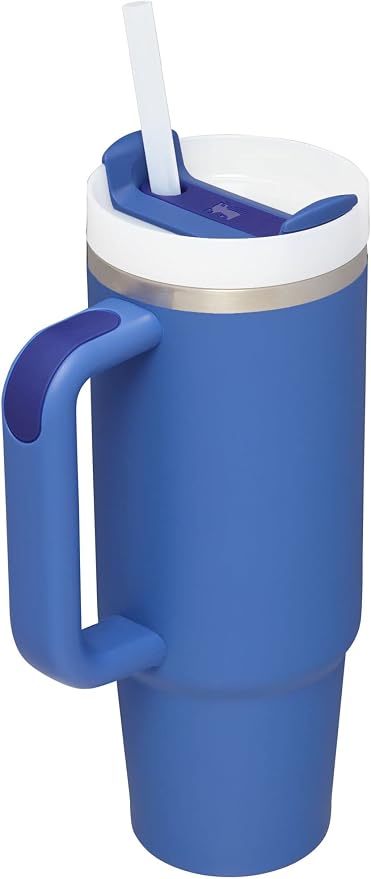 STANLEY Quencher H2.0 Flow State Tumbler, 30 oz, Iris | Handle and Straw | 3-Position Lid | Cup Holder Compatible for Travel | Insulated Stainless Steel Cup | BPA-Free
