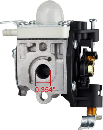 PB250 Carburetor Air Filter kit for Echo ES-250 Leaf Blower RB-K106 PB-250 Blower PB-250LN 165 Mph and 391 Cfm A021003661 Carburetor w Fuel Line