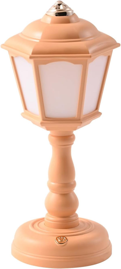 Mini Desk lamp Vintage, LED Desk Lamp Dimmable Table Lamp Reading Lamp with USB Charging Port, Sensitive Control, Eye-Caring Office Lamp,Very Beautiful Decorative Desk lamp (Yellow)