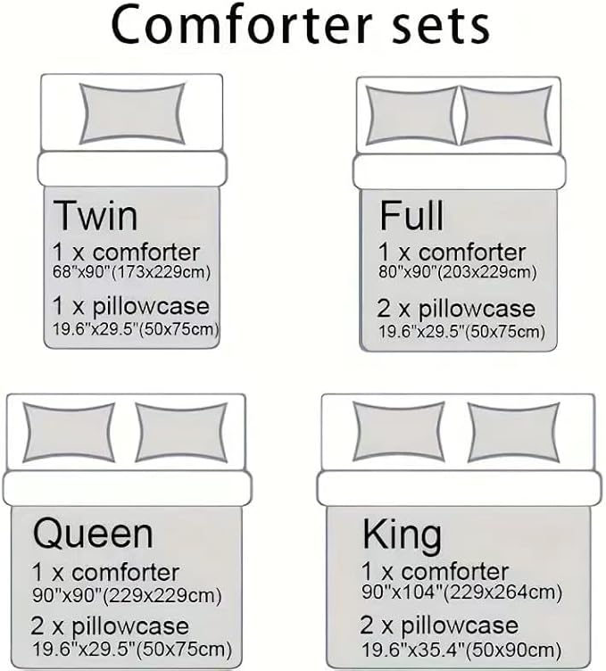 3 Piece Solid Color All Season Bedding Comforter Set Microfiber Soft Lightweight Bedding Set for Kids Teens Adults Room Decor with 1 Comforter and 2 Pillowcases King