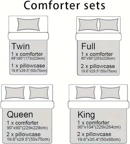 3 Piece Solid Color All Season Bedding Comforter Set Microfiber Soft Lightweight Bedding Set for Kids Teens Adults Room Decor with 1 Comforter and 2 Pillowcases King