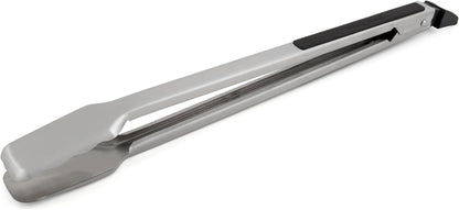 Broil King 64032 Stainless Steel Baron 16-Inch Barbecue Tong with Silicone Grip, Stainless Steel and Black