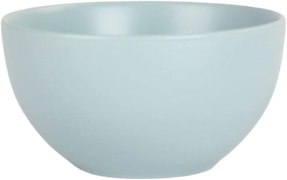 10 Strawberry Street Wazee Matte 5.5"/16oz Cereal Bowl, Set of 6, Mineral Blue
