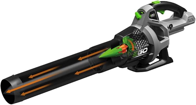 EGO Power+ LB5300 3-Speed Turbo 56-Volt 530 CFM Cordless Leaf Blower Battery and Charger Not Included,black
