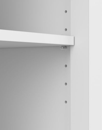 Bush Furniture Broadview 6 Cube Organizer in Pure White