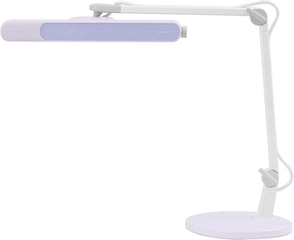BenQ MindDuo 2 Kids Study Lamp (Purple), Wide & Even Illumination, Auto Dimming, Brightness & Color Adjustment, Presence Detection