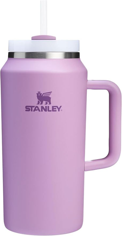 STANLEY Quencher H2.0 Flow State Tumbler, 64 oz, Lilac | Handle and Straw | 3-Position Lid | Large Capacity for Travel & Sports| Insulated Stainless Steel Cup | BPA-Free