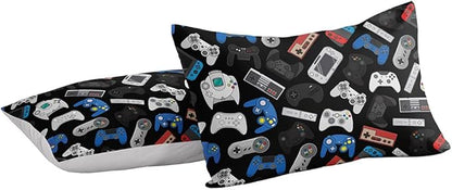 Gaming Comforter for Boys Teen,Game Contoller Bedding Set for Boys Kids,Down Alternative Comforter for All Season,Gamer Home Decor for Boys Comforter Set (Comforter-Game36, Full)