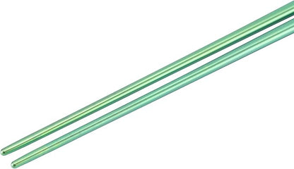 Snow Peak Titanium Chopsticks - Essential & Durable Camping Cutlery - Titanium Chopsticks with Carry Case for Convenient Storage & Packing - Utensils for Camping, HIking & Home - Green