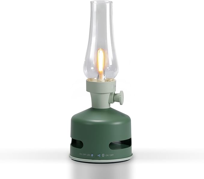 MoriMori design lamp with loudspeaker (mint green)