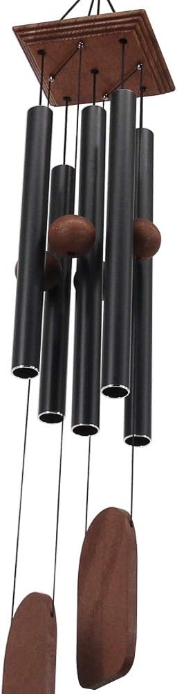 Astarin Wind Chimes Outdoor Deep Tone, Memorial Wind Chimes Outdoor, Gifts for Housewarming/ Mother Day/ Christmas, Outdoor Decor for Patio, Garden, Yard, Home (36 Inch Black Wind Chime)